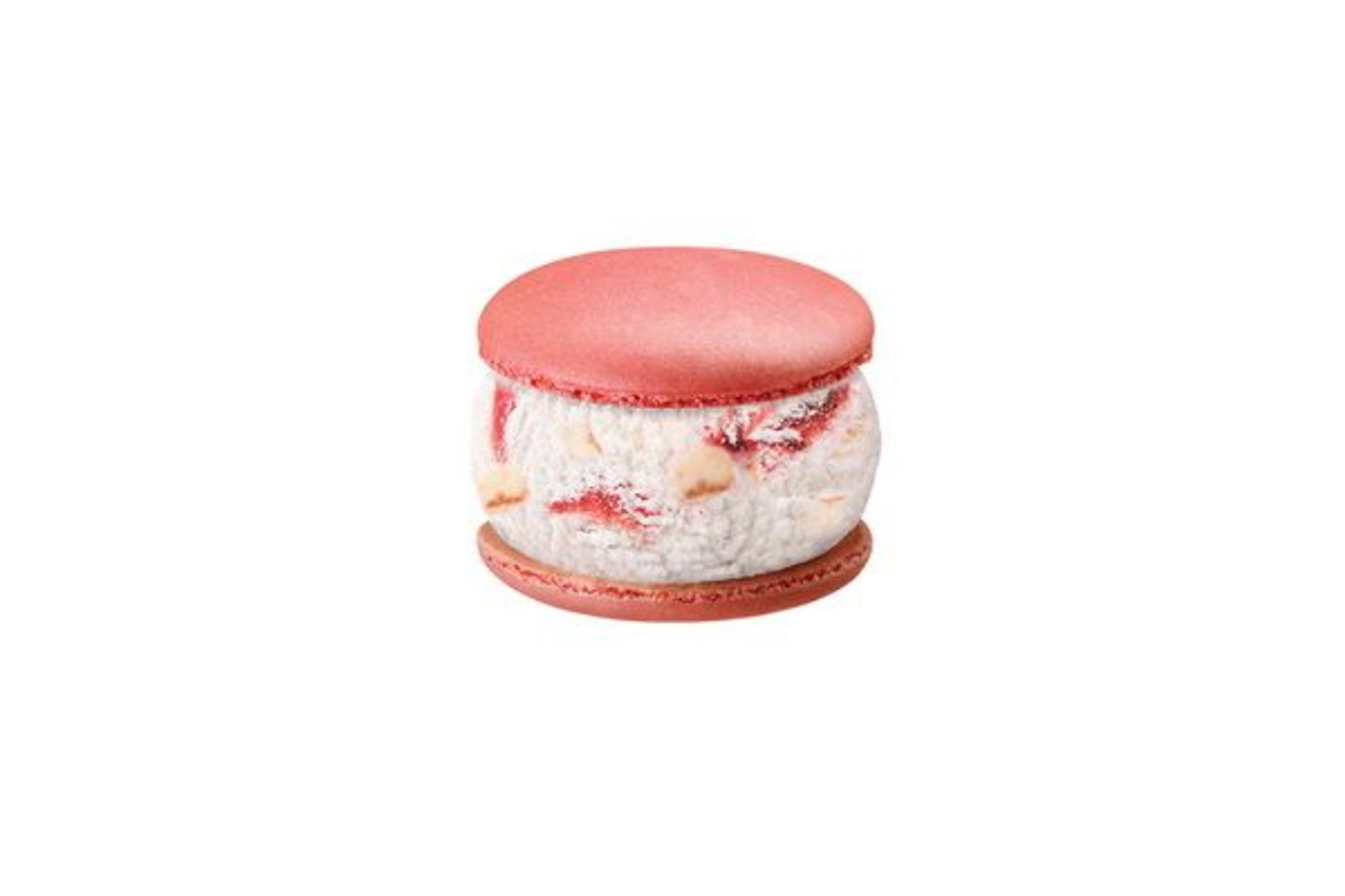 Ice Cream Macaron Strawberry Cheesecake