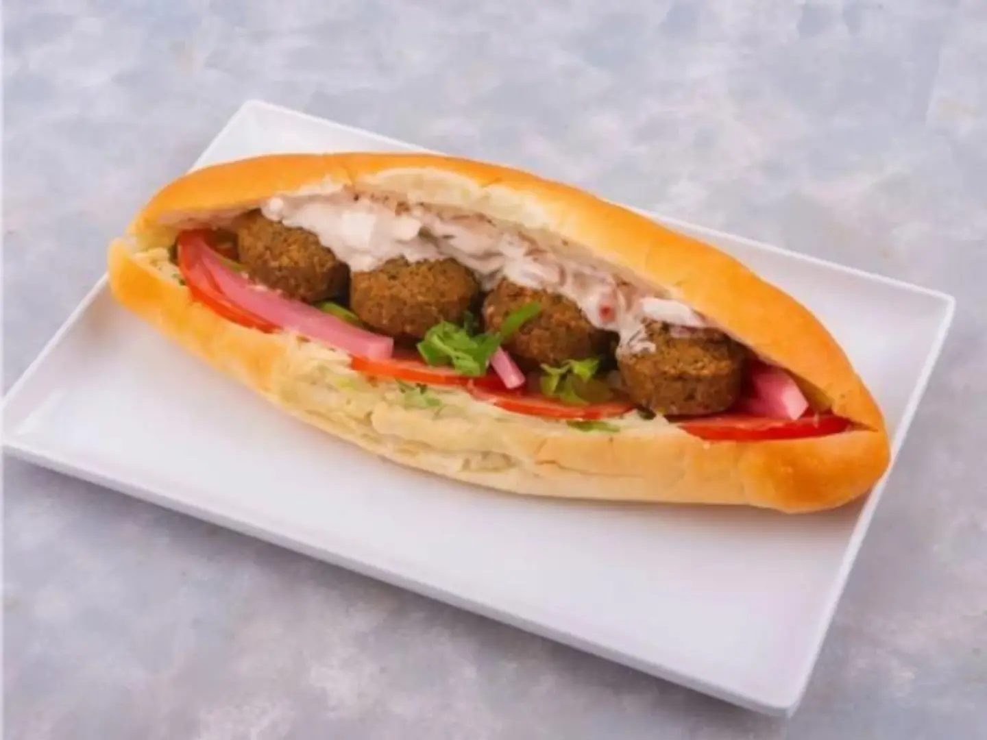 Falafel With Egg & Cheese