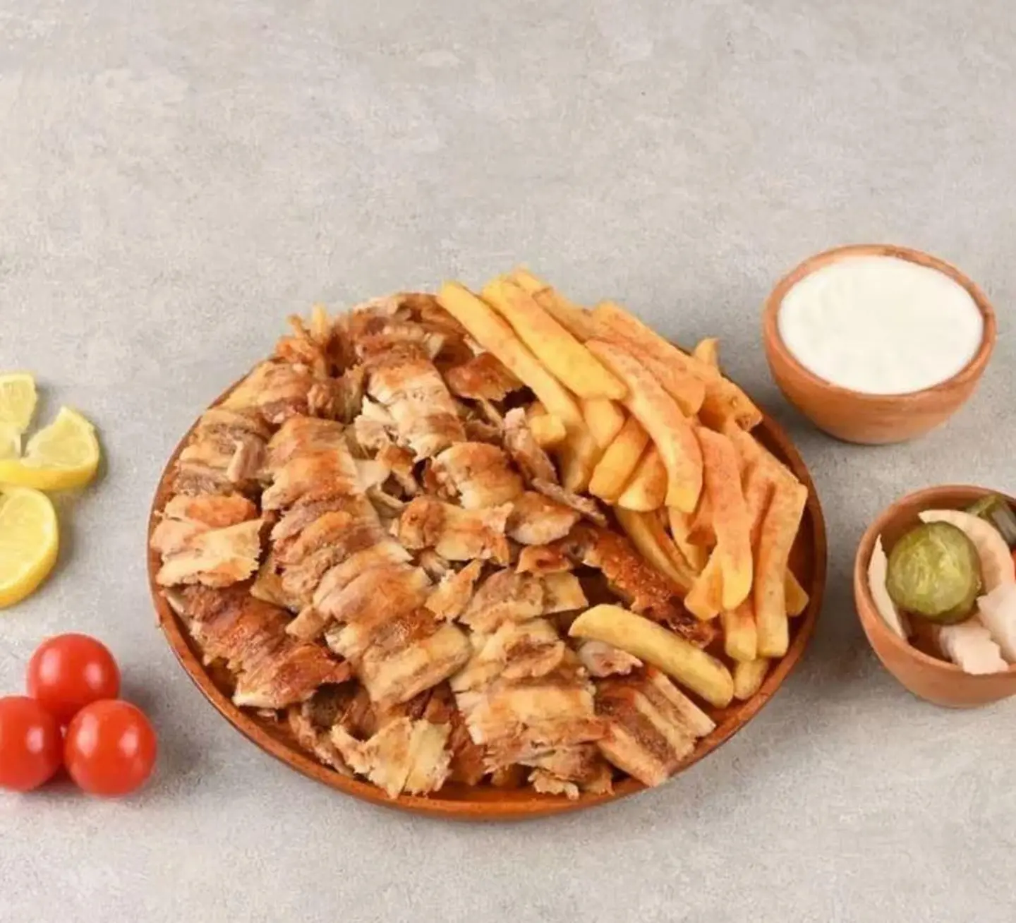 صحن شاورما كبير