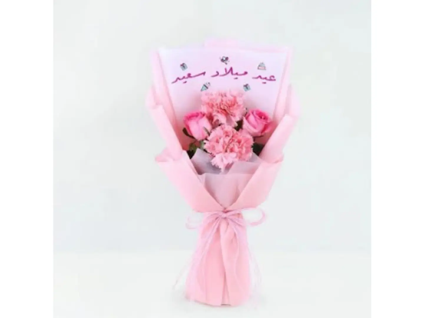 هدية عيد ميلاد وردية