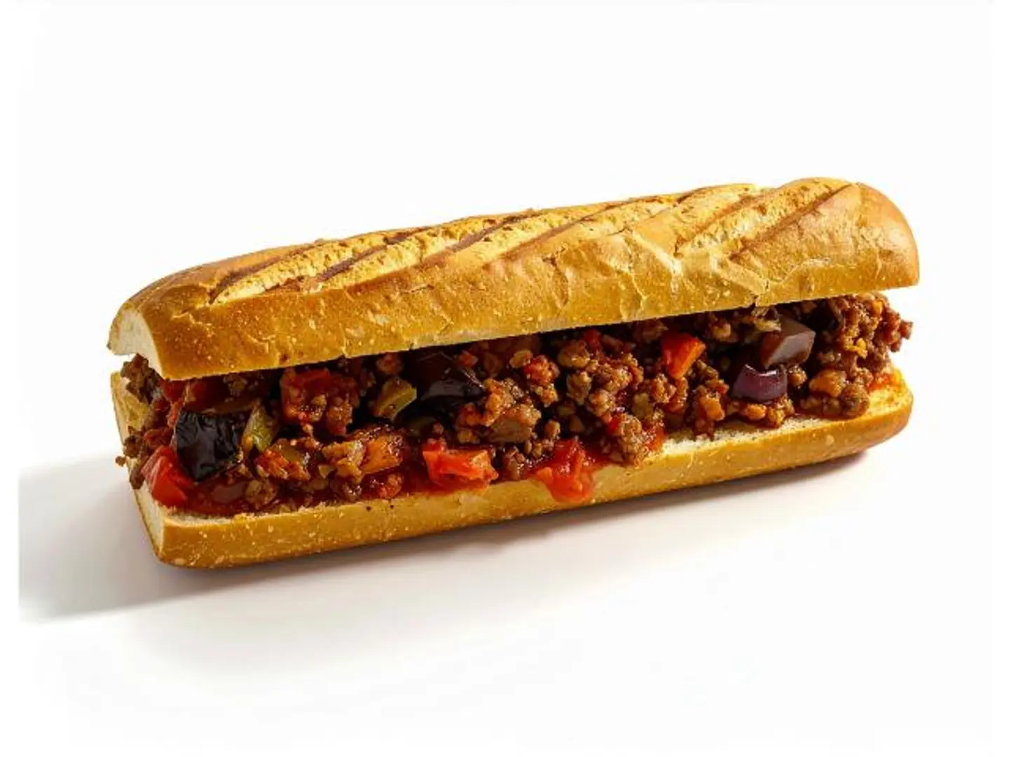 Moussaka With Meat Sandwich