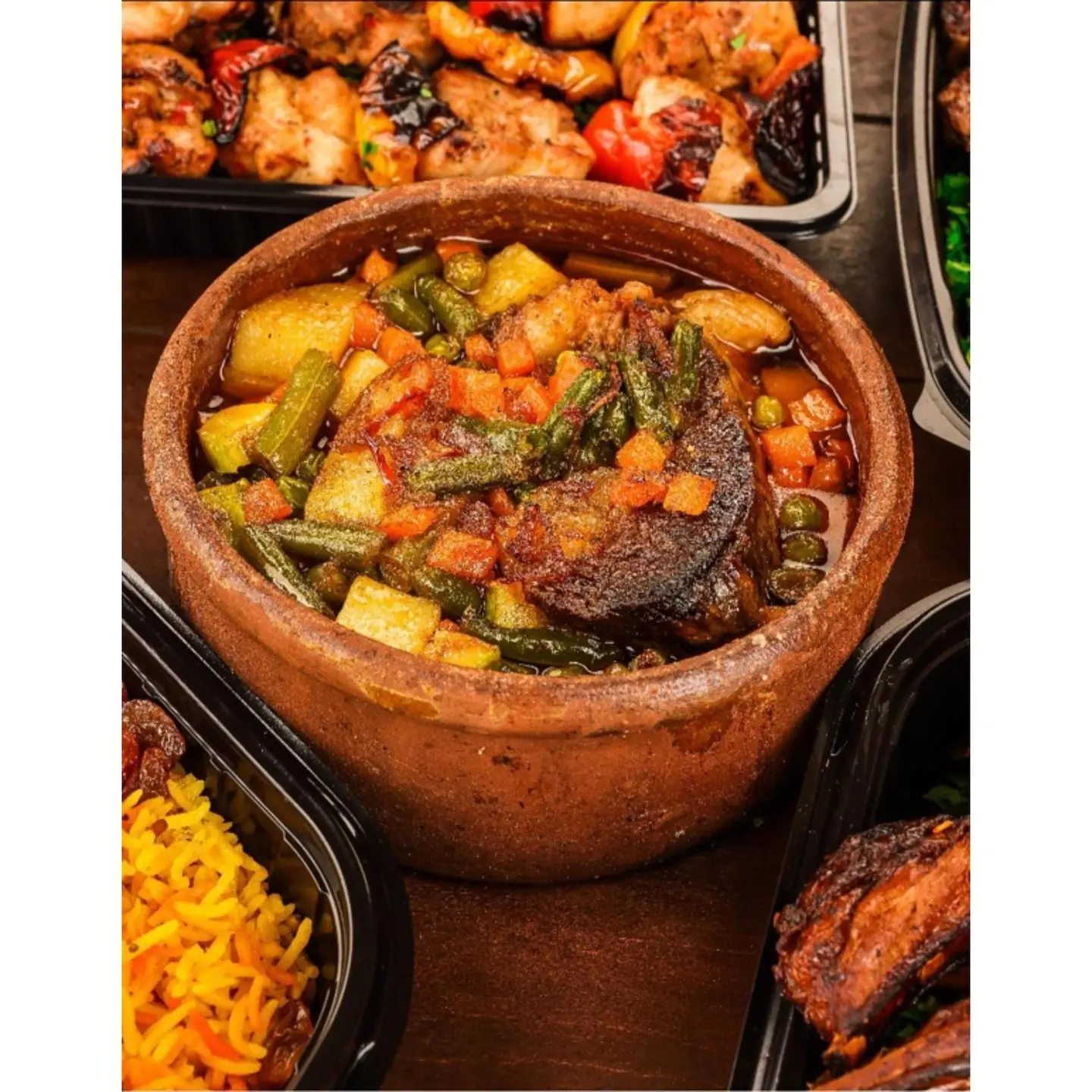 طاجن خضار مشكل