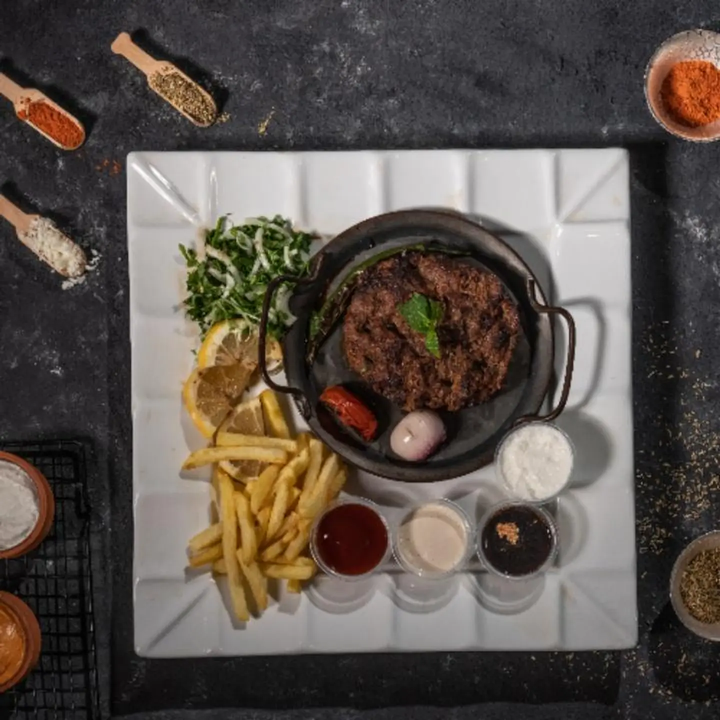 Meat Kofta With Pomegranate Molasses