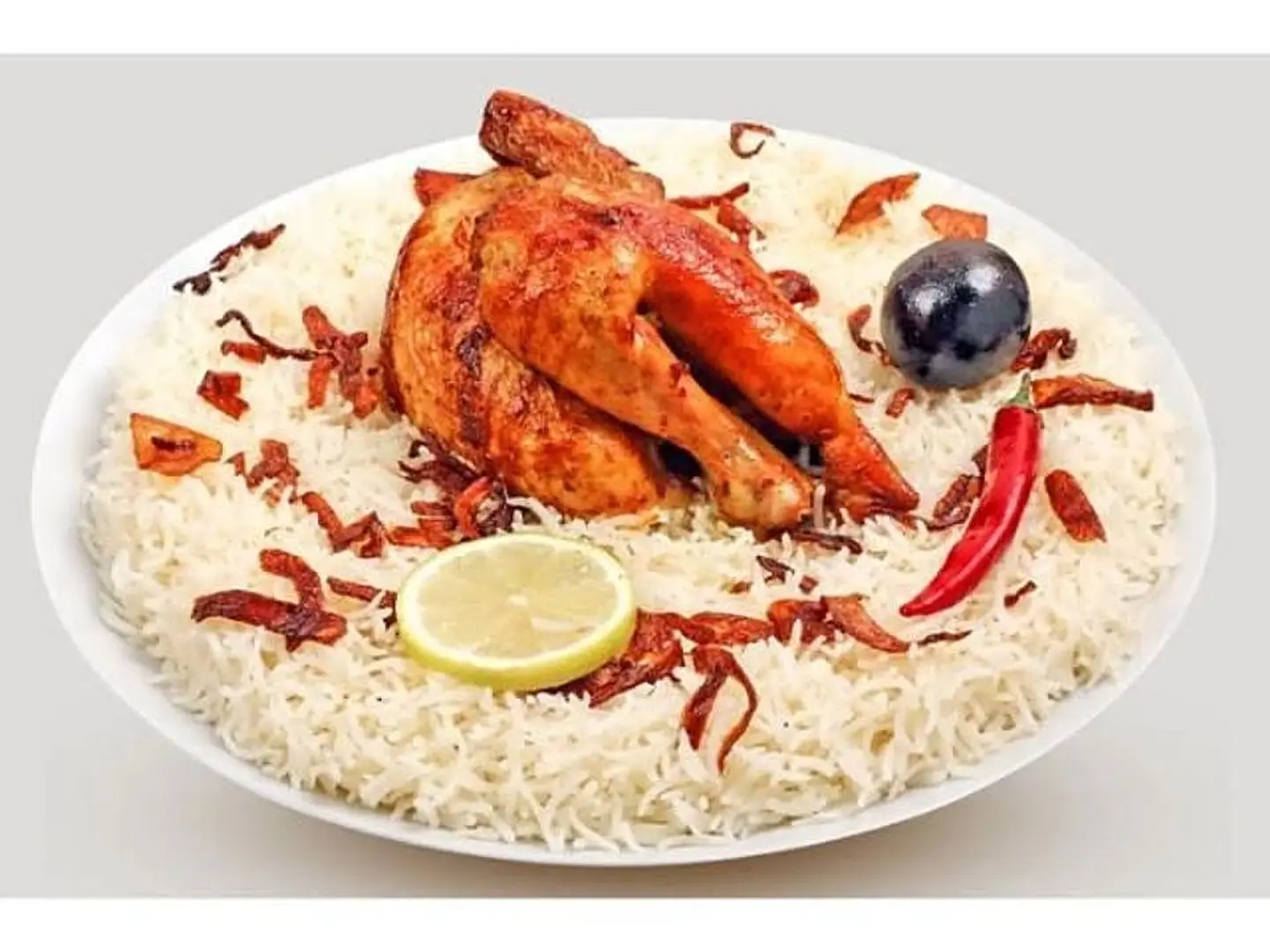 دجاج شواية مع رز بشاور