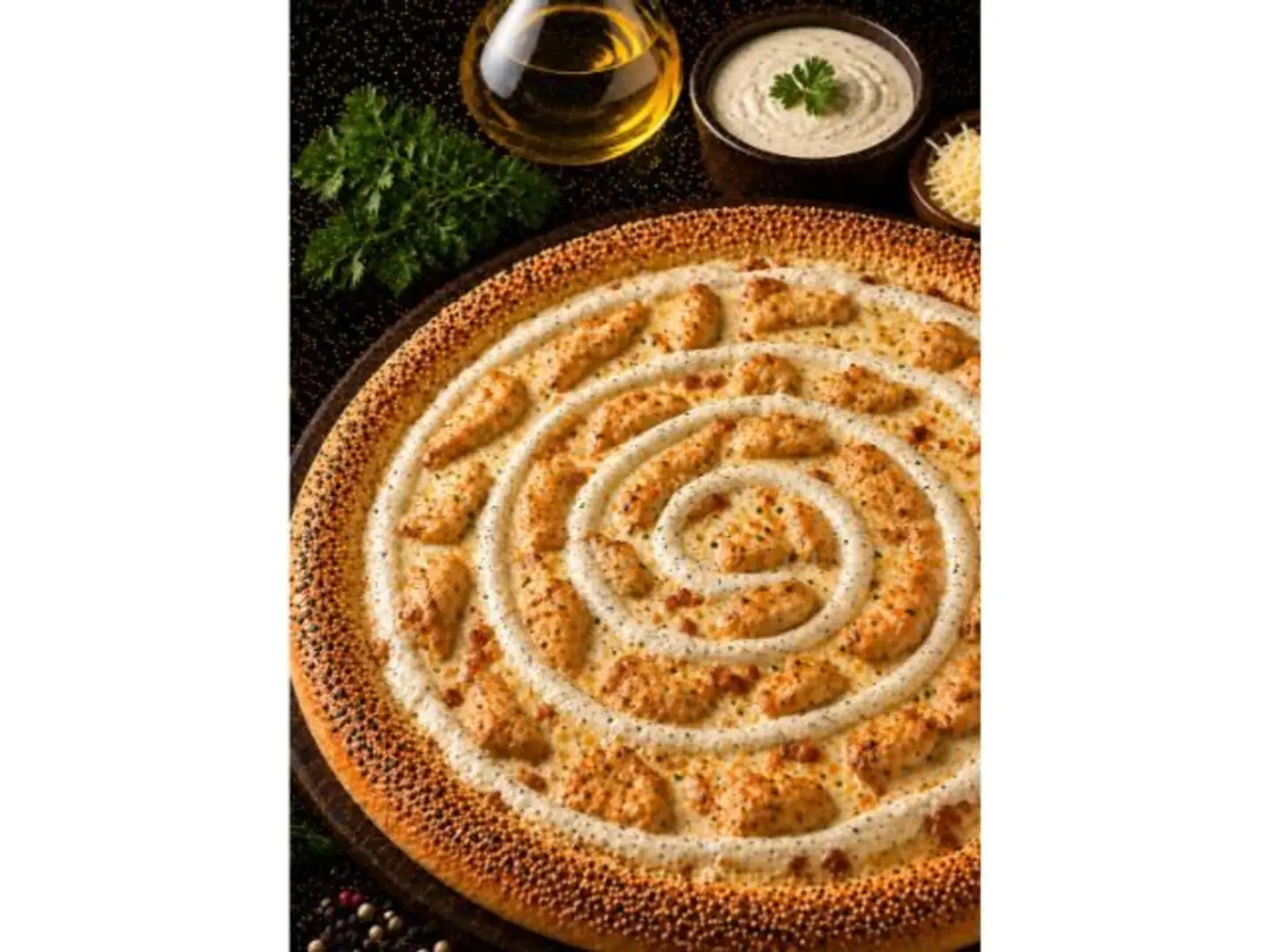 Chicken Ranch Pizza