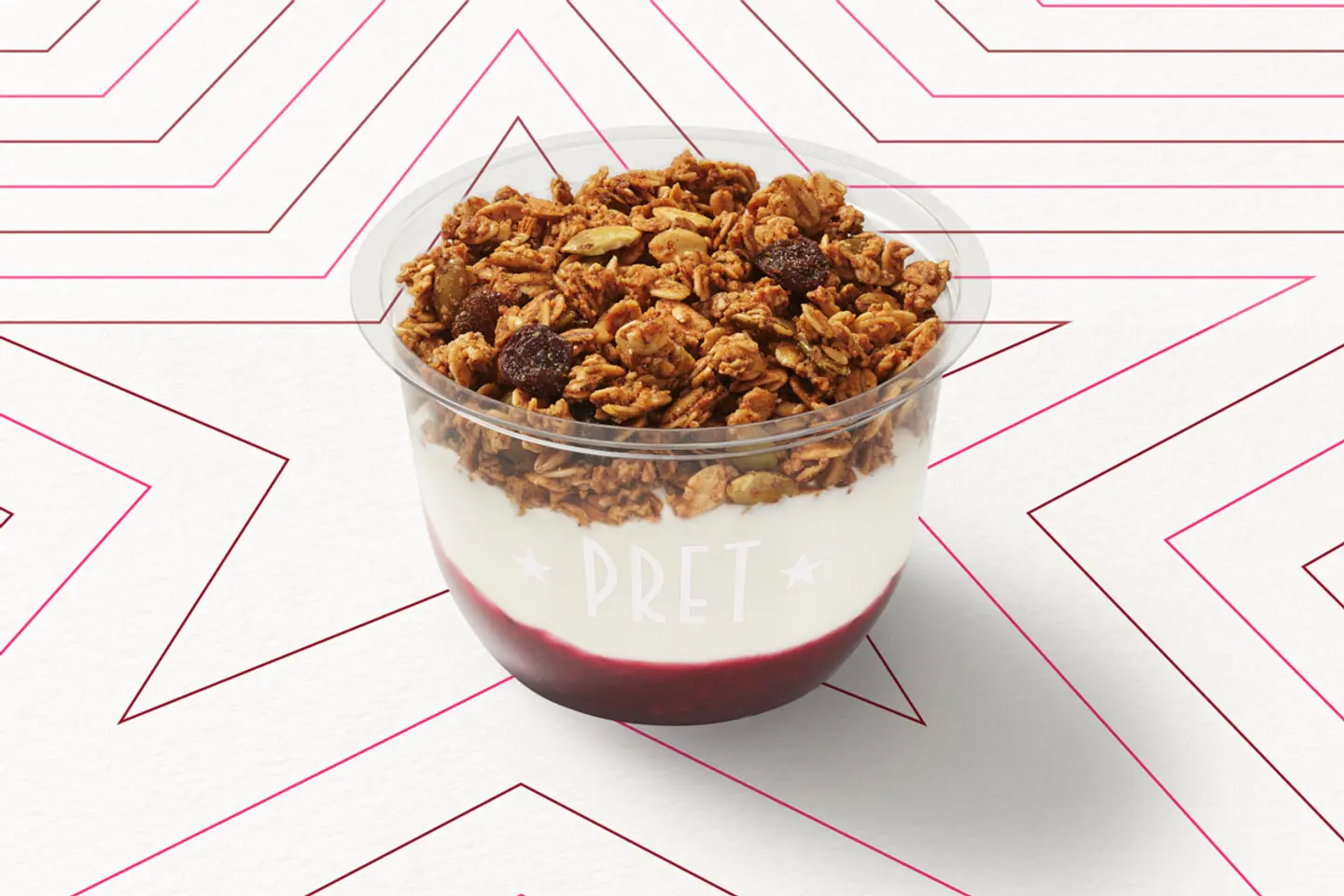 Raspberry Yoghurt Pot