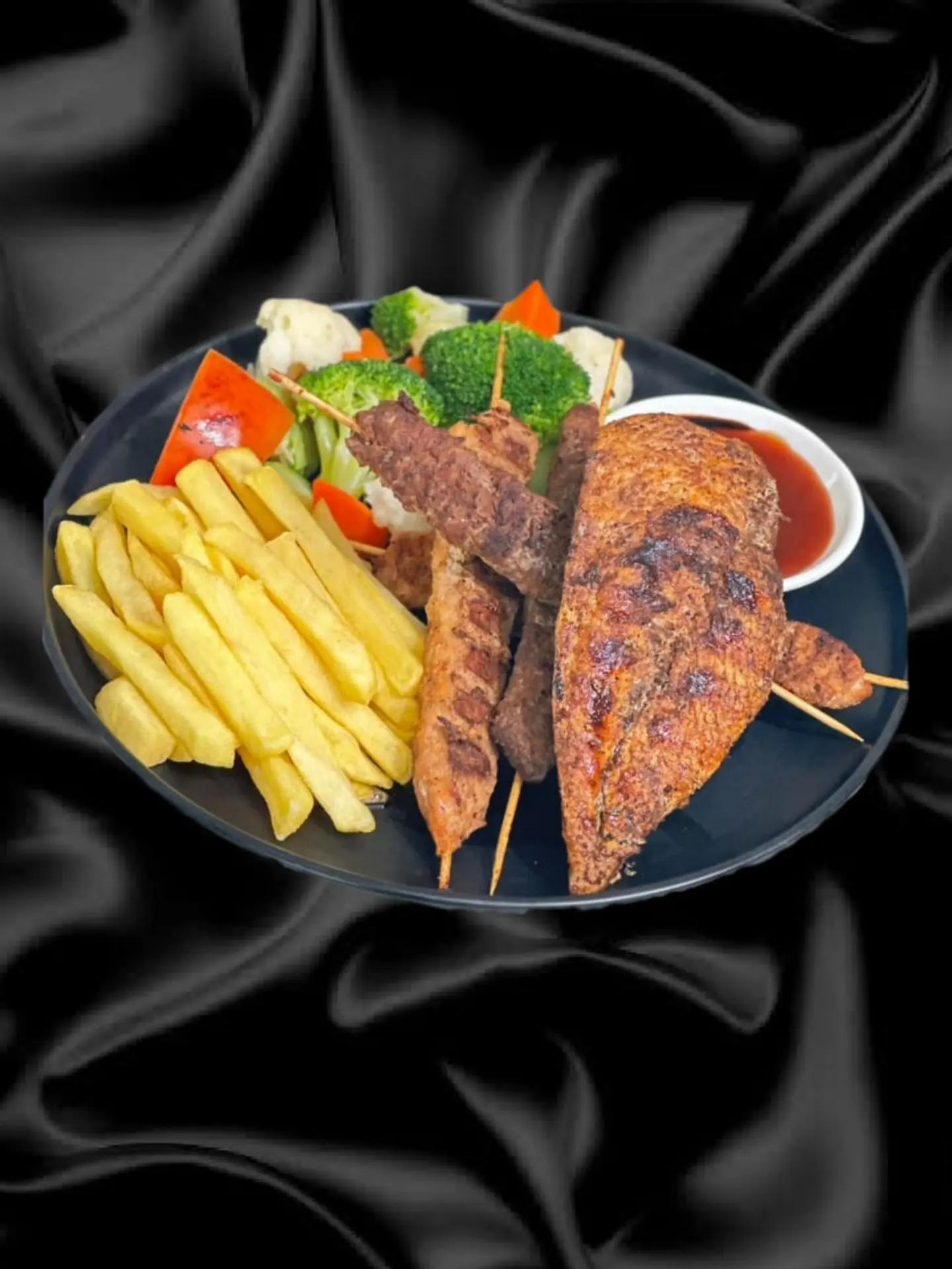 Mixed Grill With French Fries