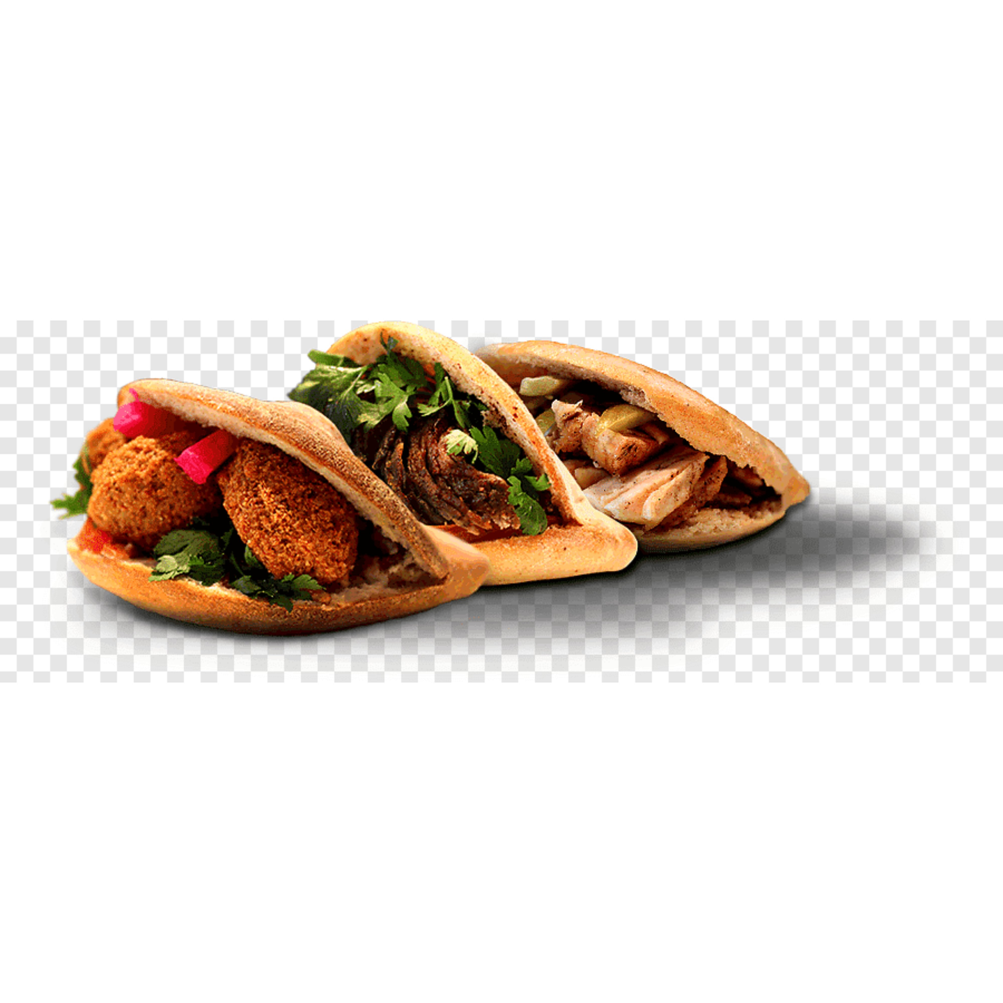 Falafel Sandwich Shami Bread
