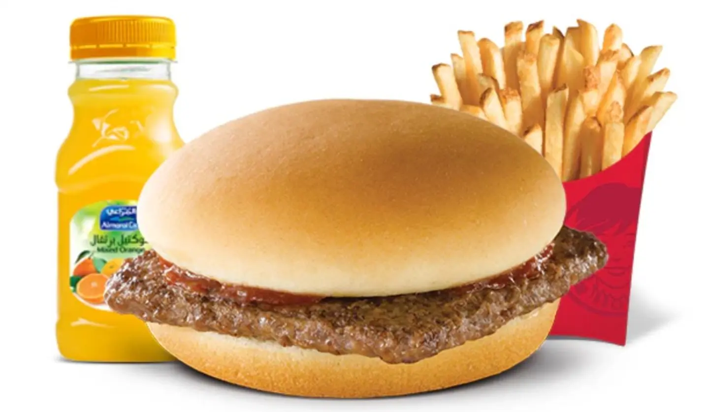 وجبة برجر أطفال