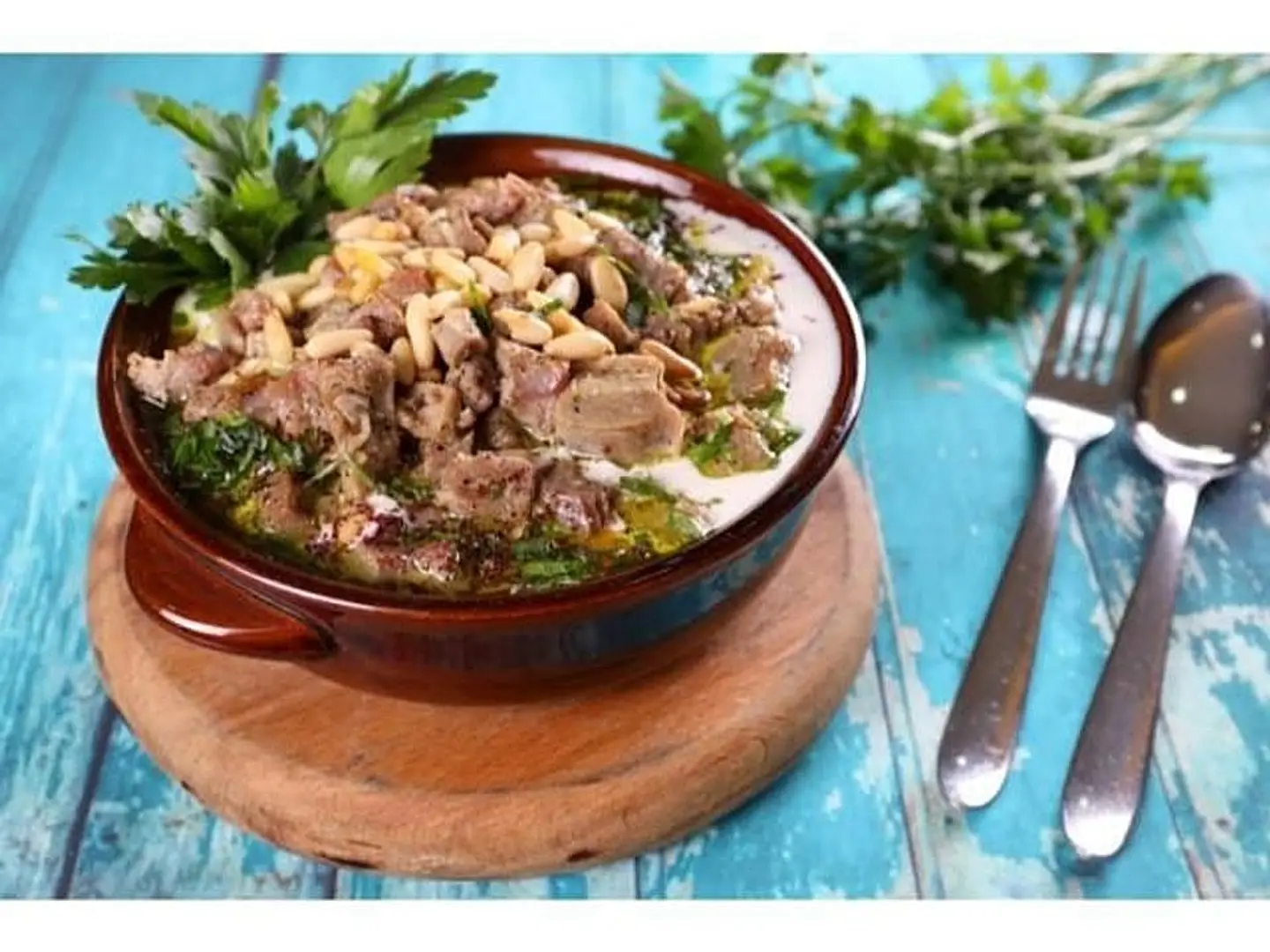 Meat Fattah Plate