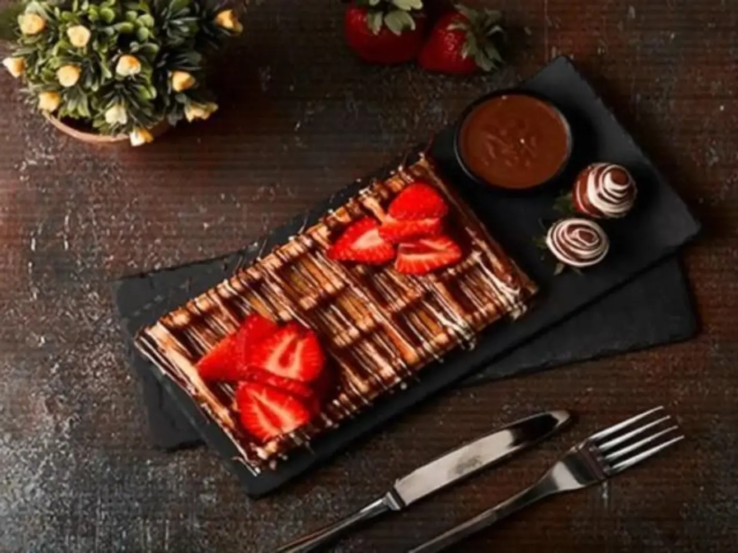 Waffle Strawberry