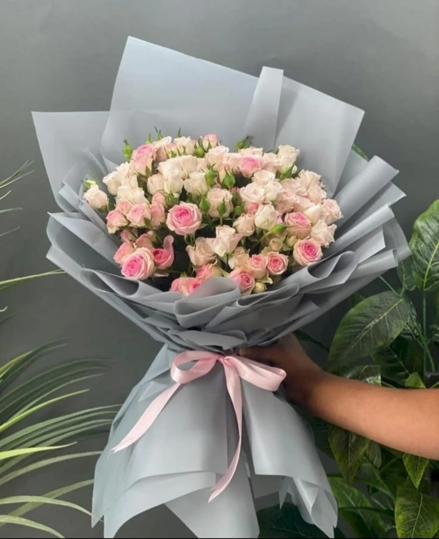 باقة بتلات البينك