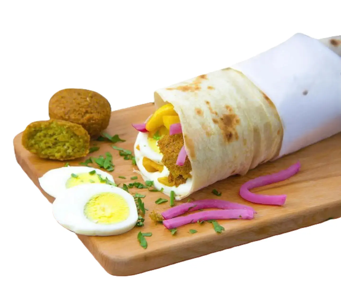 فلافل بيض حمص