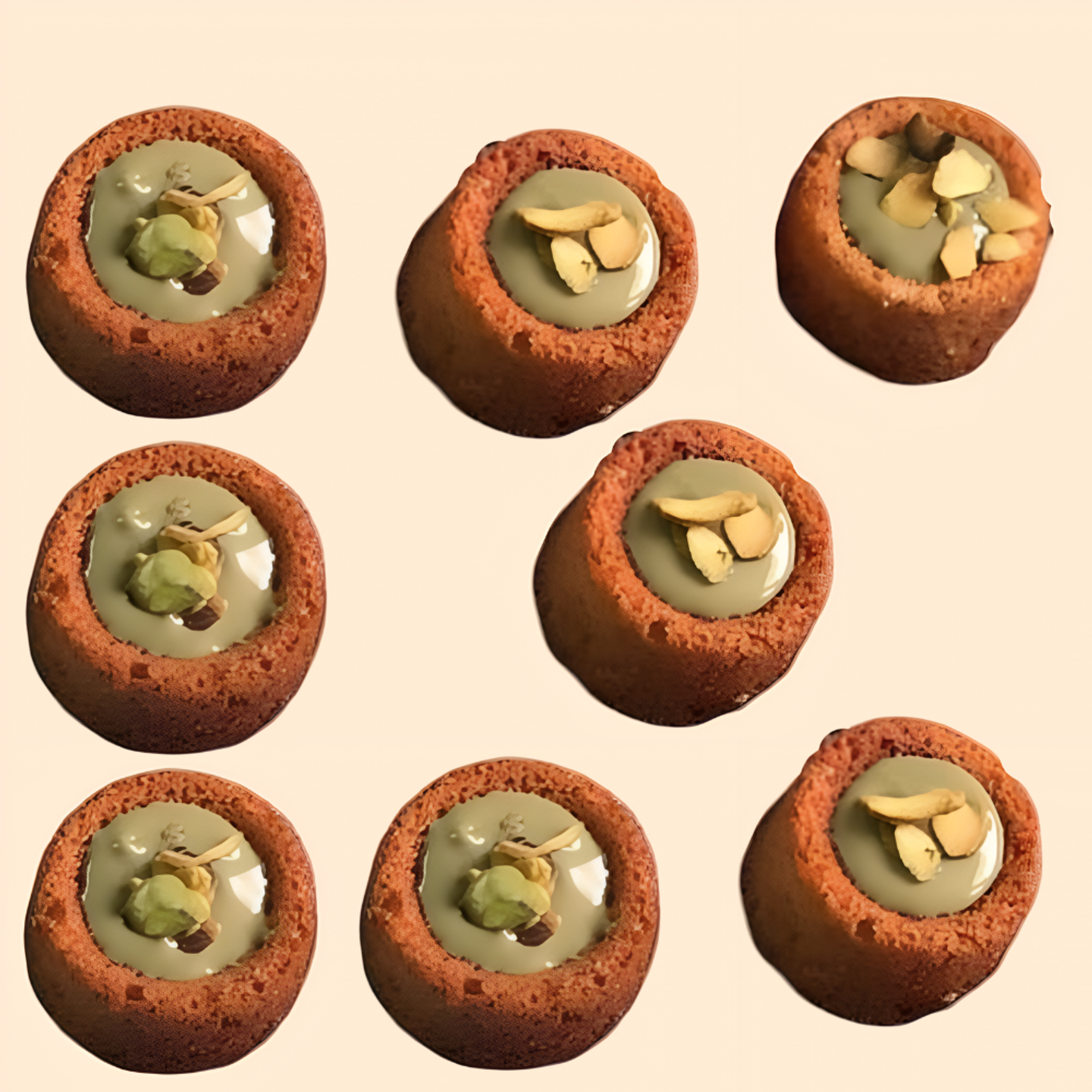 Afat Pistachio Basbousa - Small Box