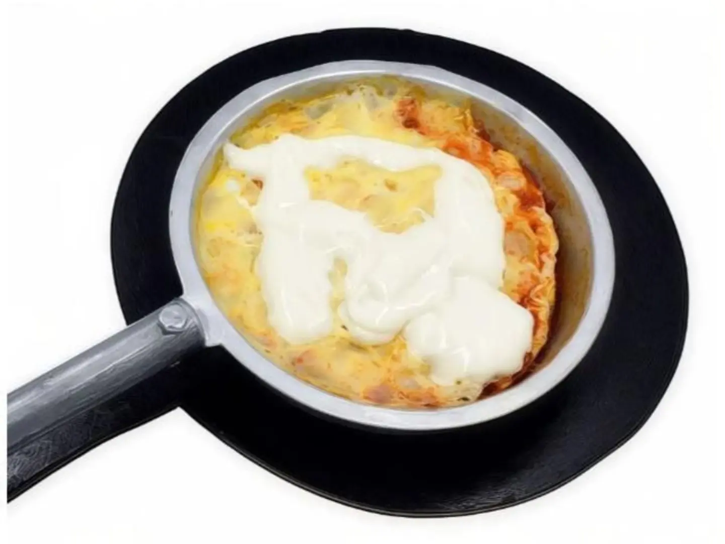Fried Eggs With Cheese