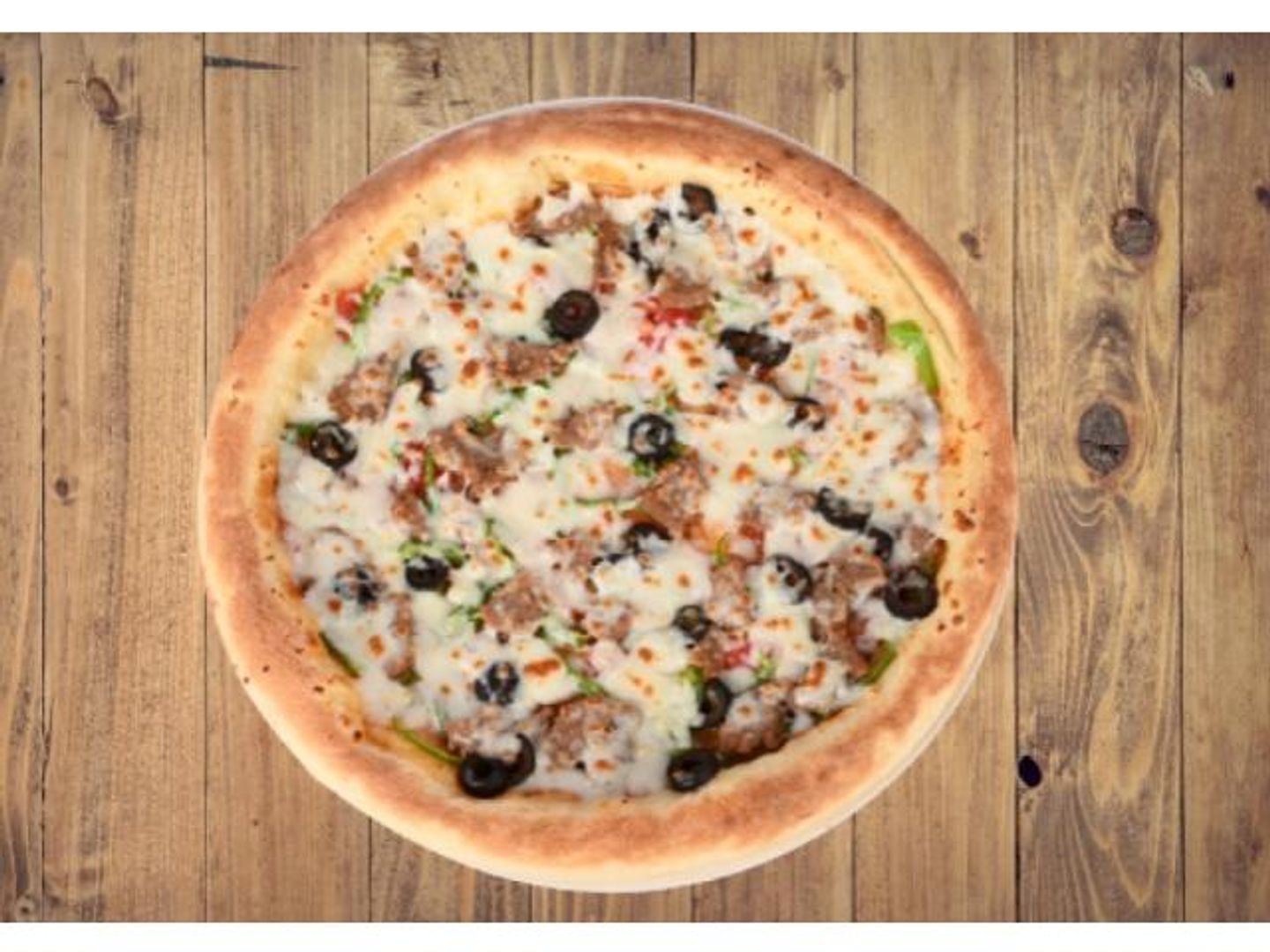 Beef Burger Pizza