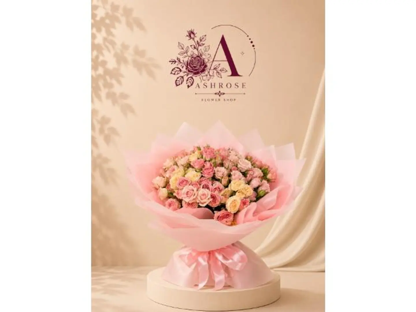 Luxury Natural Baby Rose Bouquet