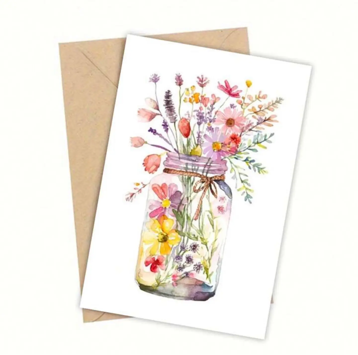 كرت باقة الورد