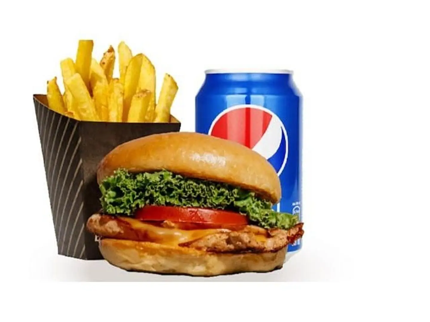 وجبة برجر دجاج