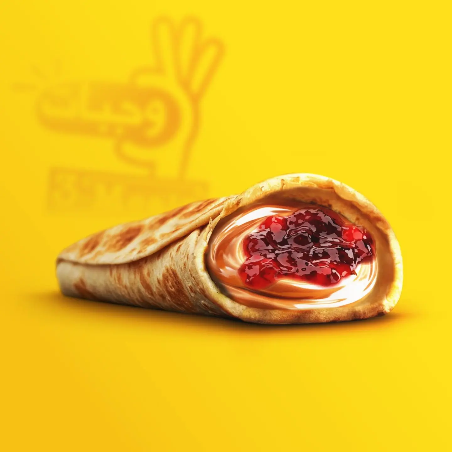 فطيرة‭ ‬بزبدة‭ ‬الفول‭ ‬السوداني‭ ‬والمربى