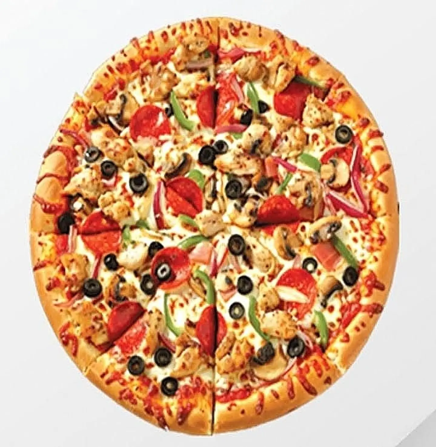 Pepperoni Pizza With Chicken