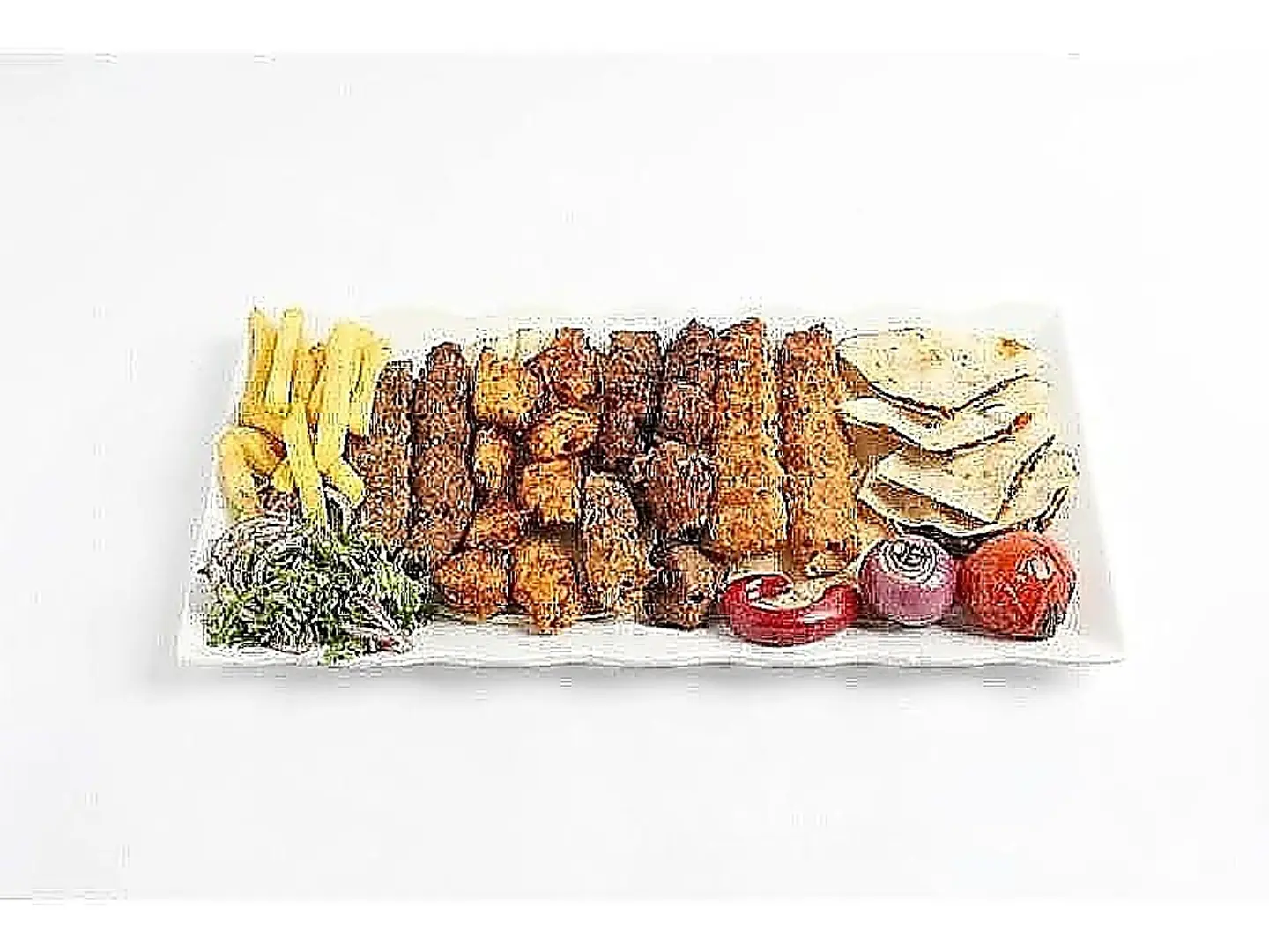 صحن مشاوي مكشل كيلو