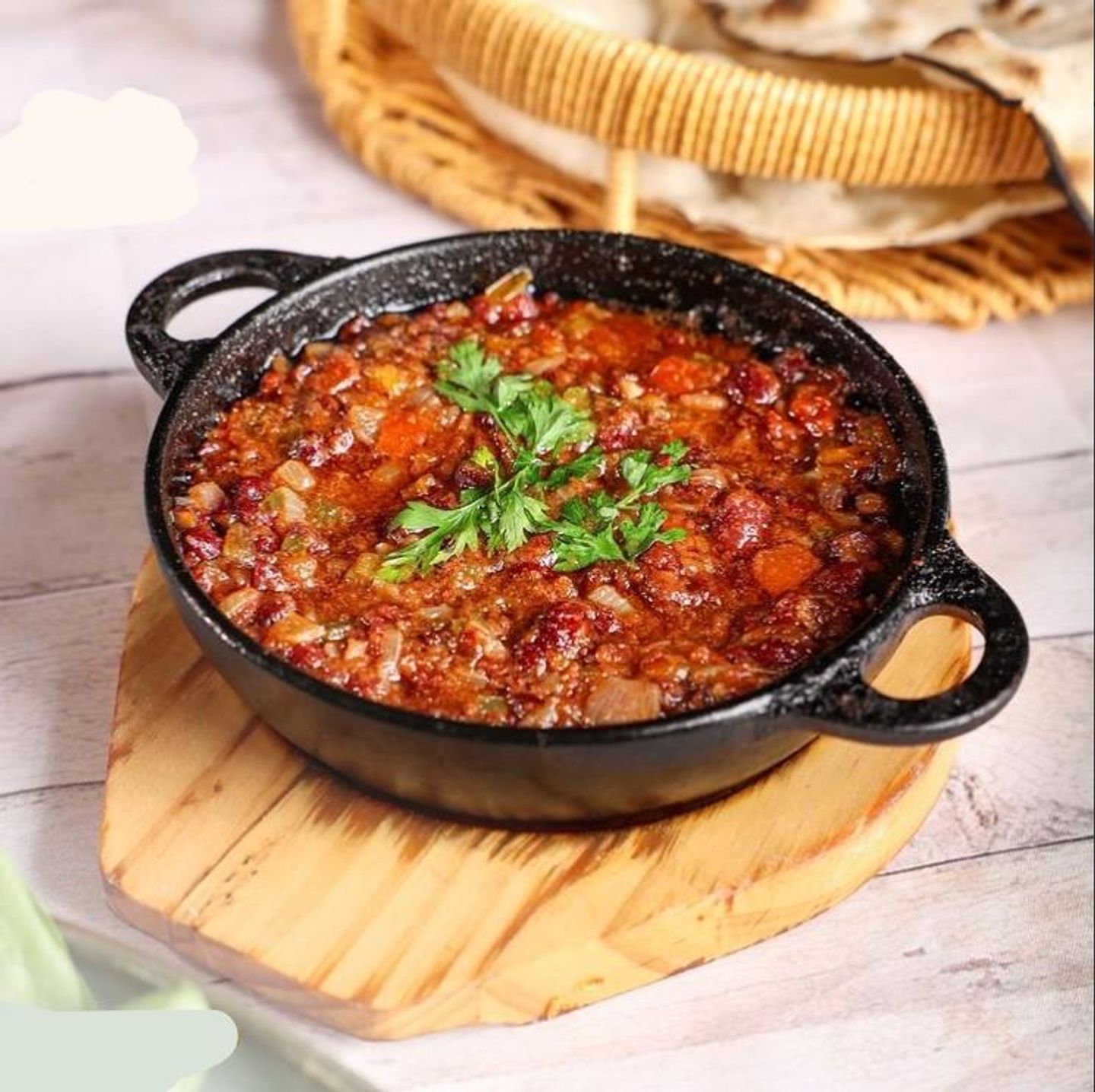 صحن فاصوليا ساده