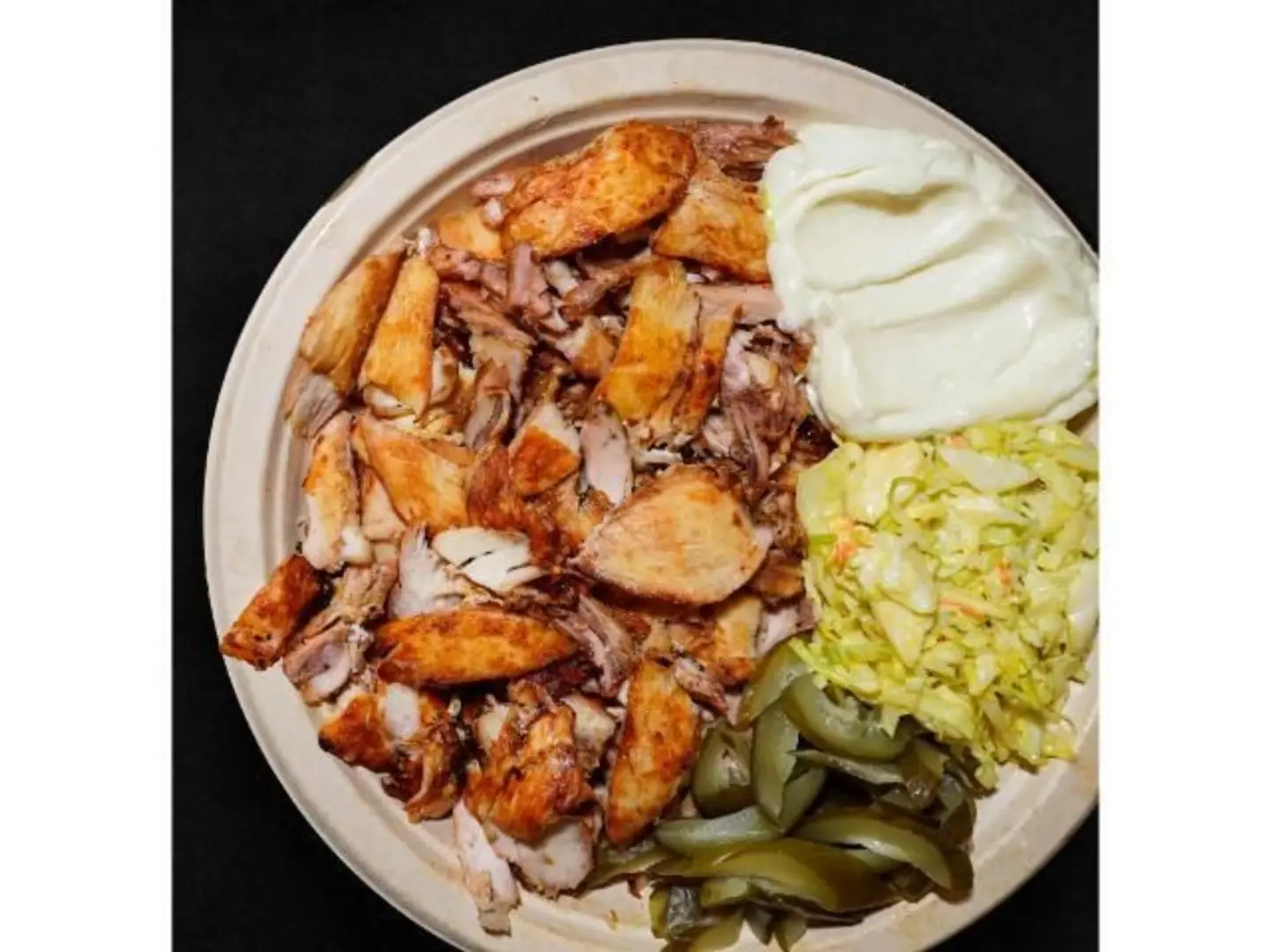 Large Chicken Shawarma Dish