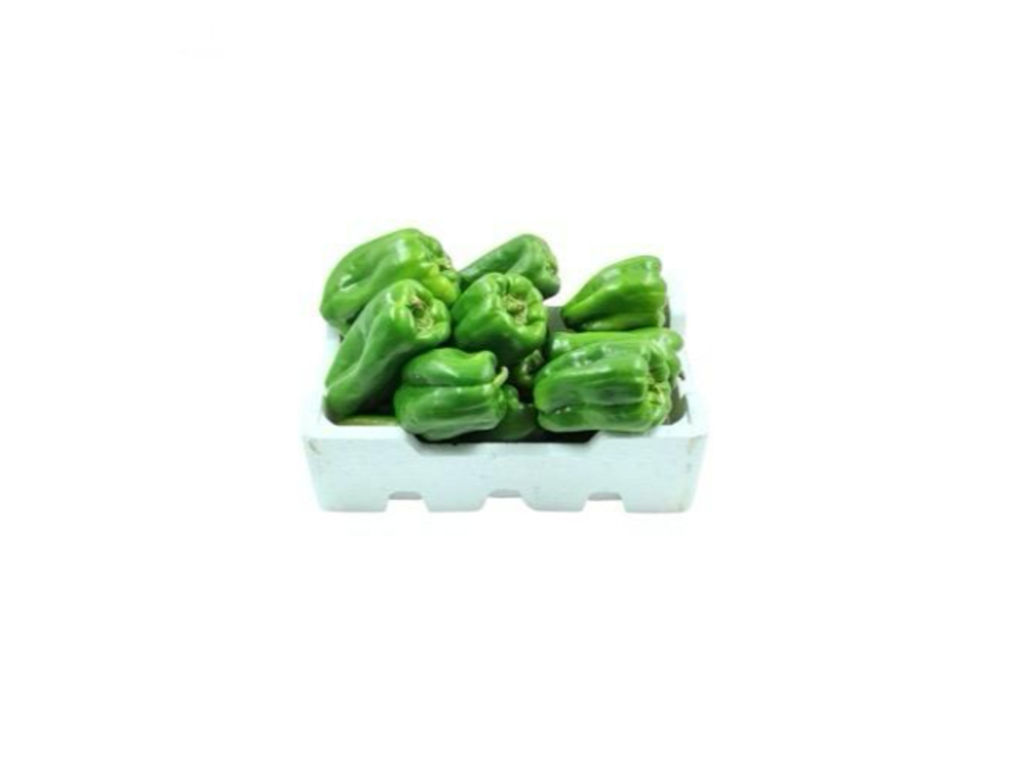Green Capsicum Pepper Medium Box