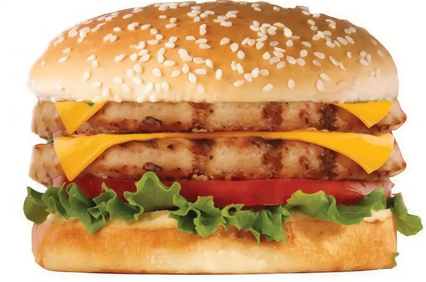 برجر دجاج مشوي دوبل