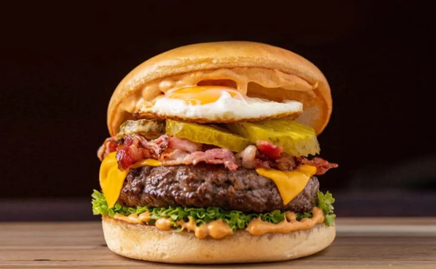 Beef Burger With Egg