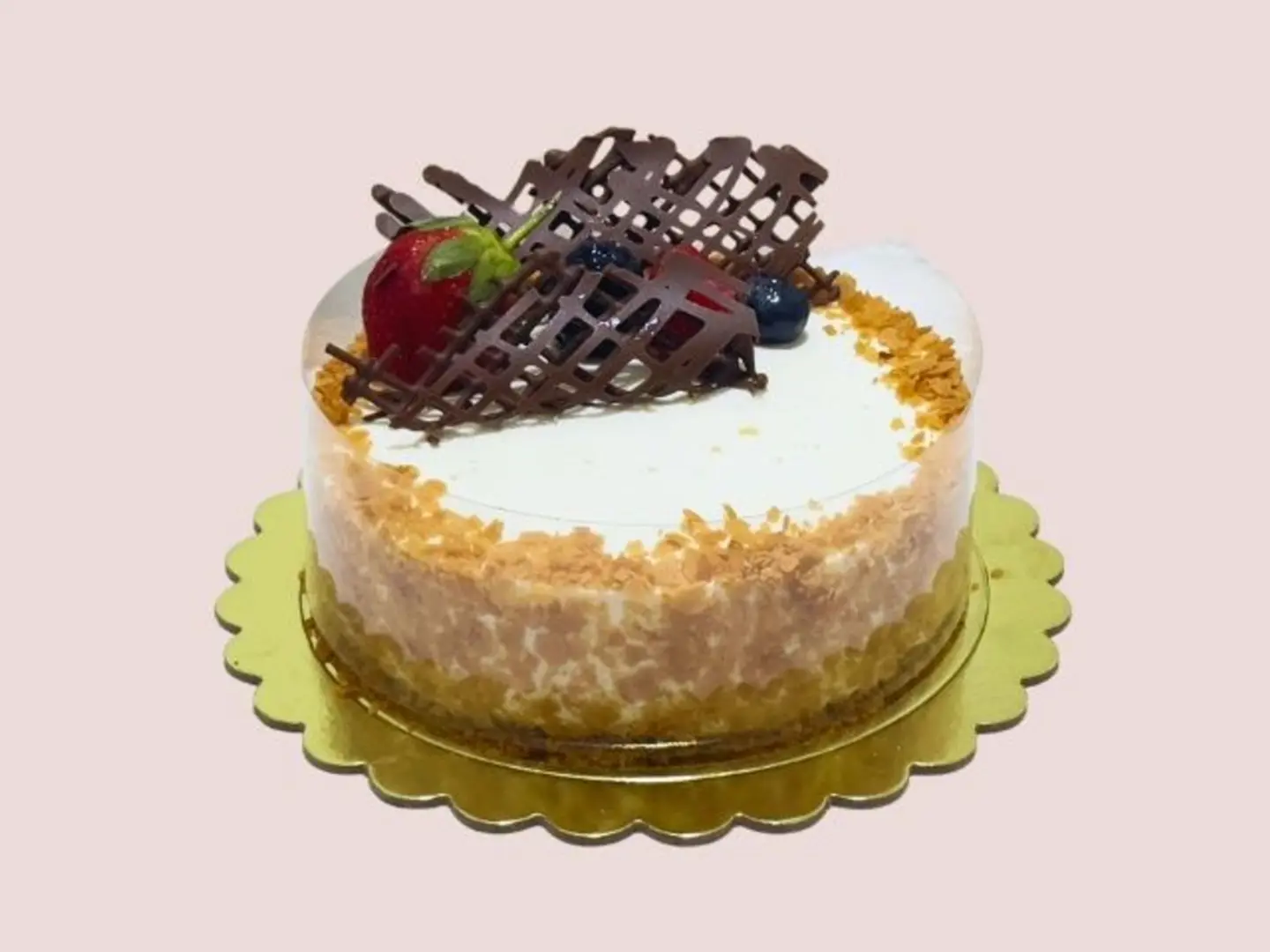 تشيز كيك التوت الملكي الصغير