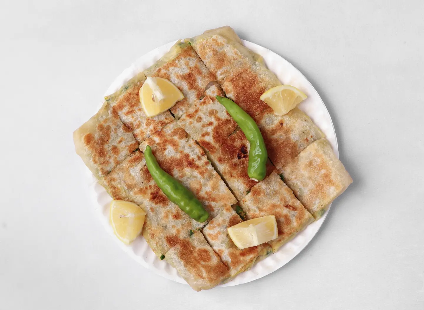 Salty Mutabbak Without Meat