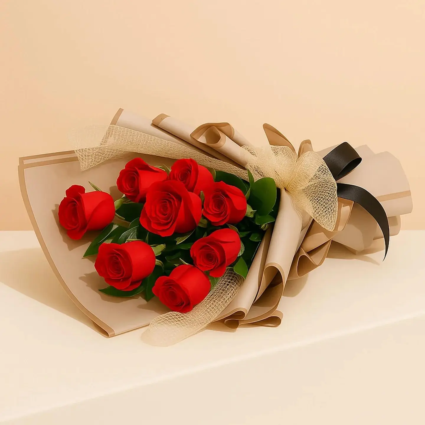 بوكي ورد أغار عليك من أحلامي، من لهفتي واشتياقي، ومن خفقات قلبي.