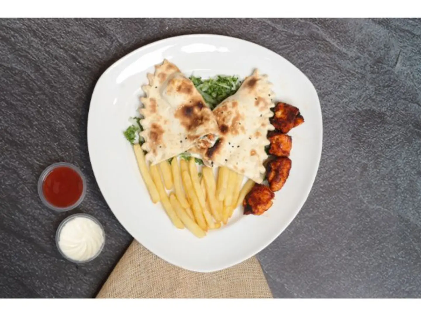 Shish Tawook Sandwich Labneh