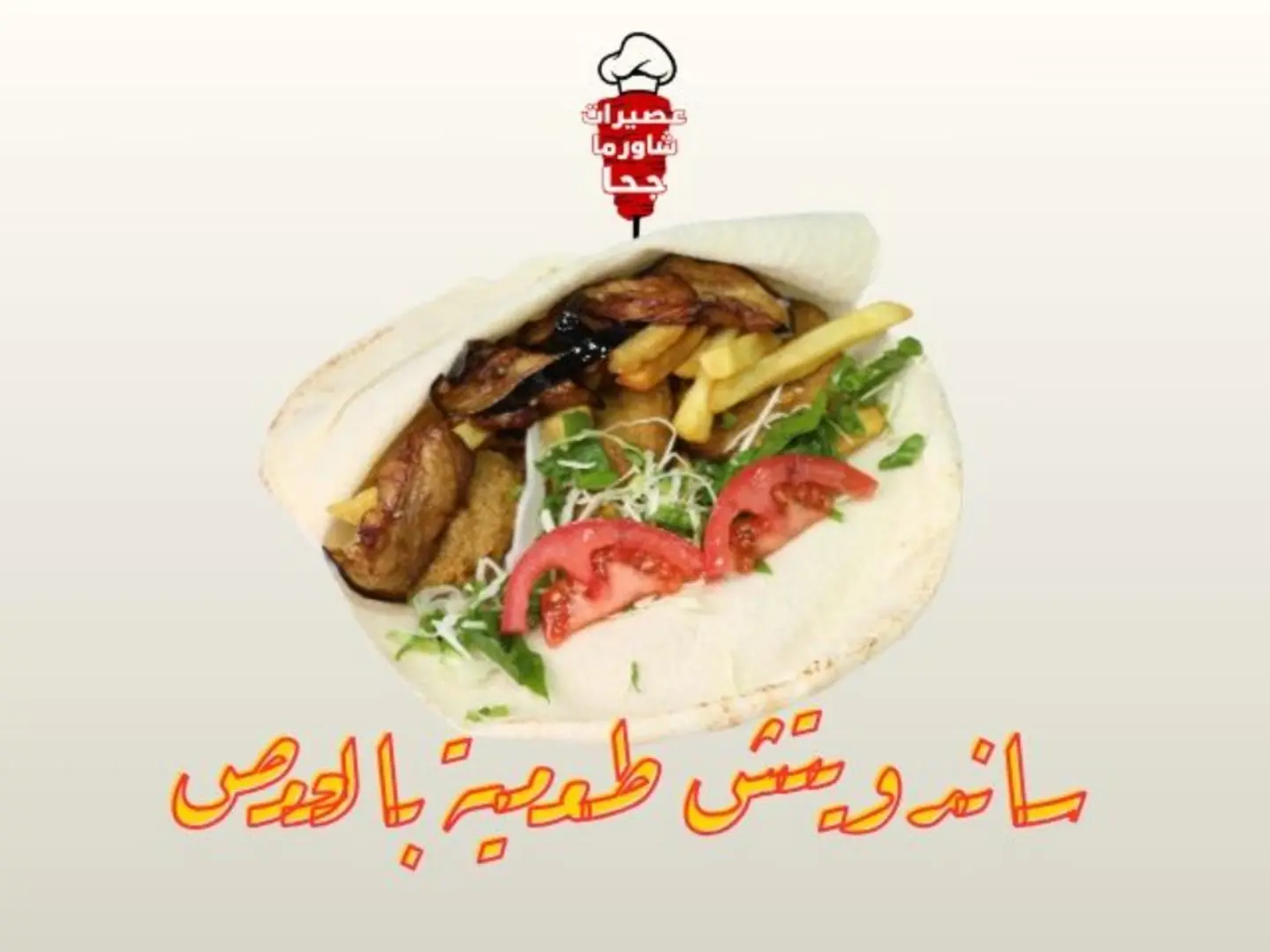 Falafel With Humos Sandwich