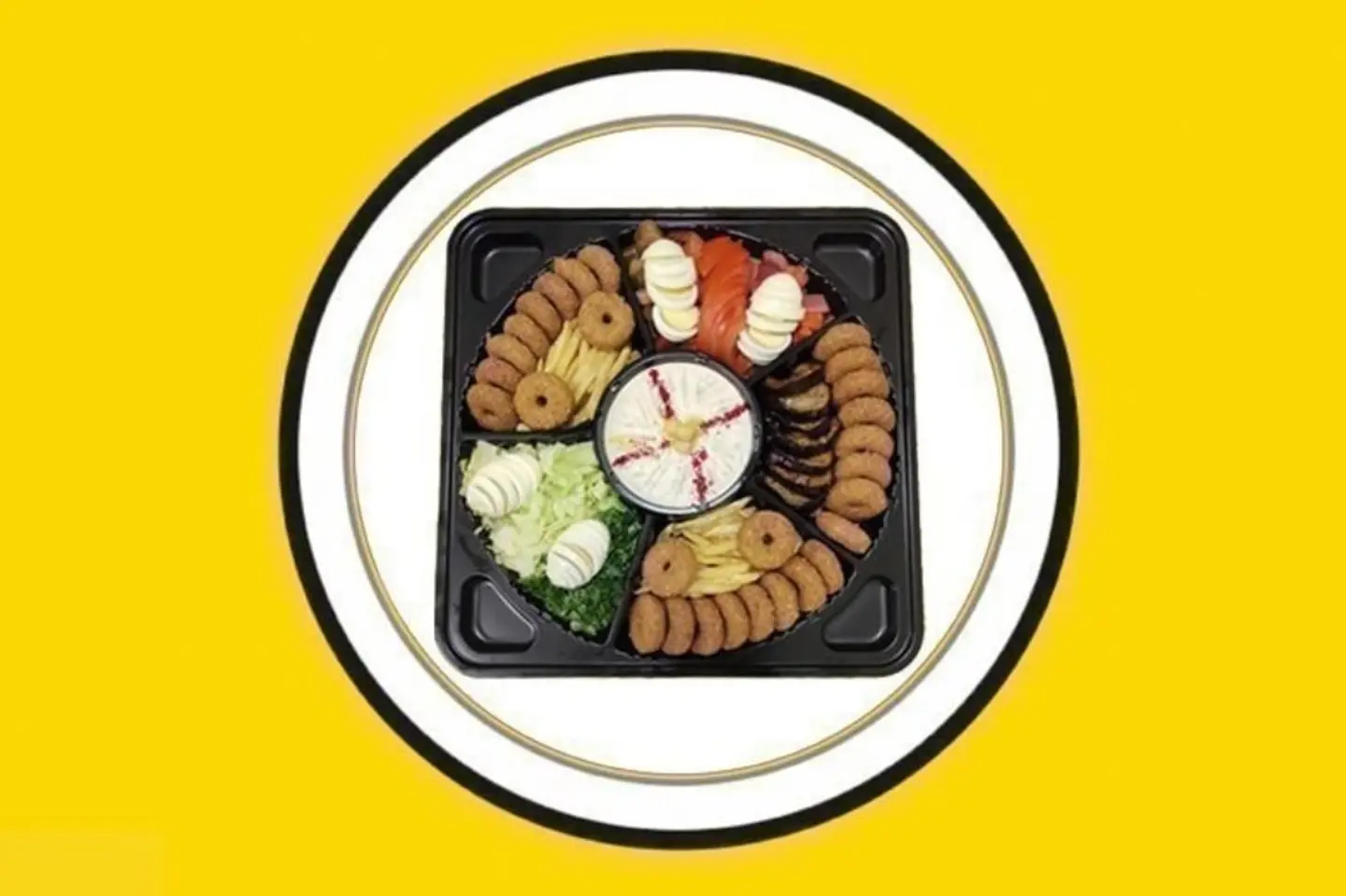 صحن فلافل كبير