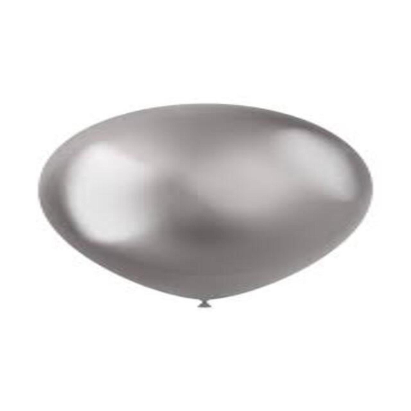 بالون هيليوم فضي