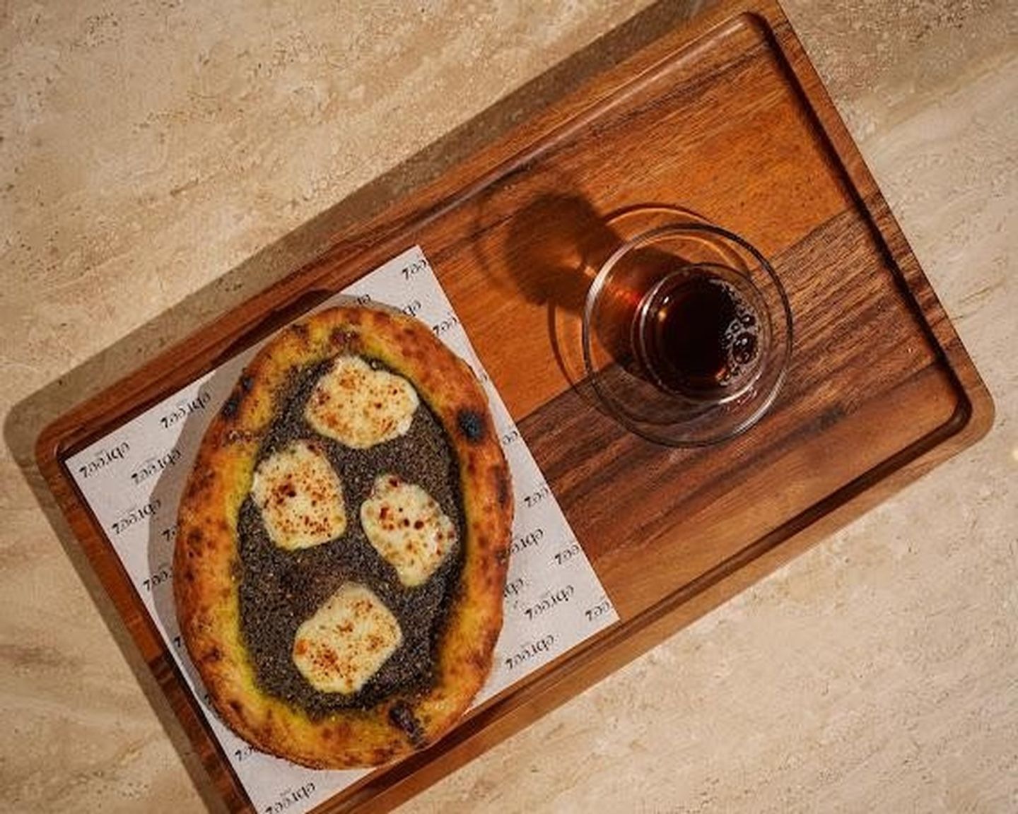 Zaatar Mozzarella Pizza
