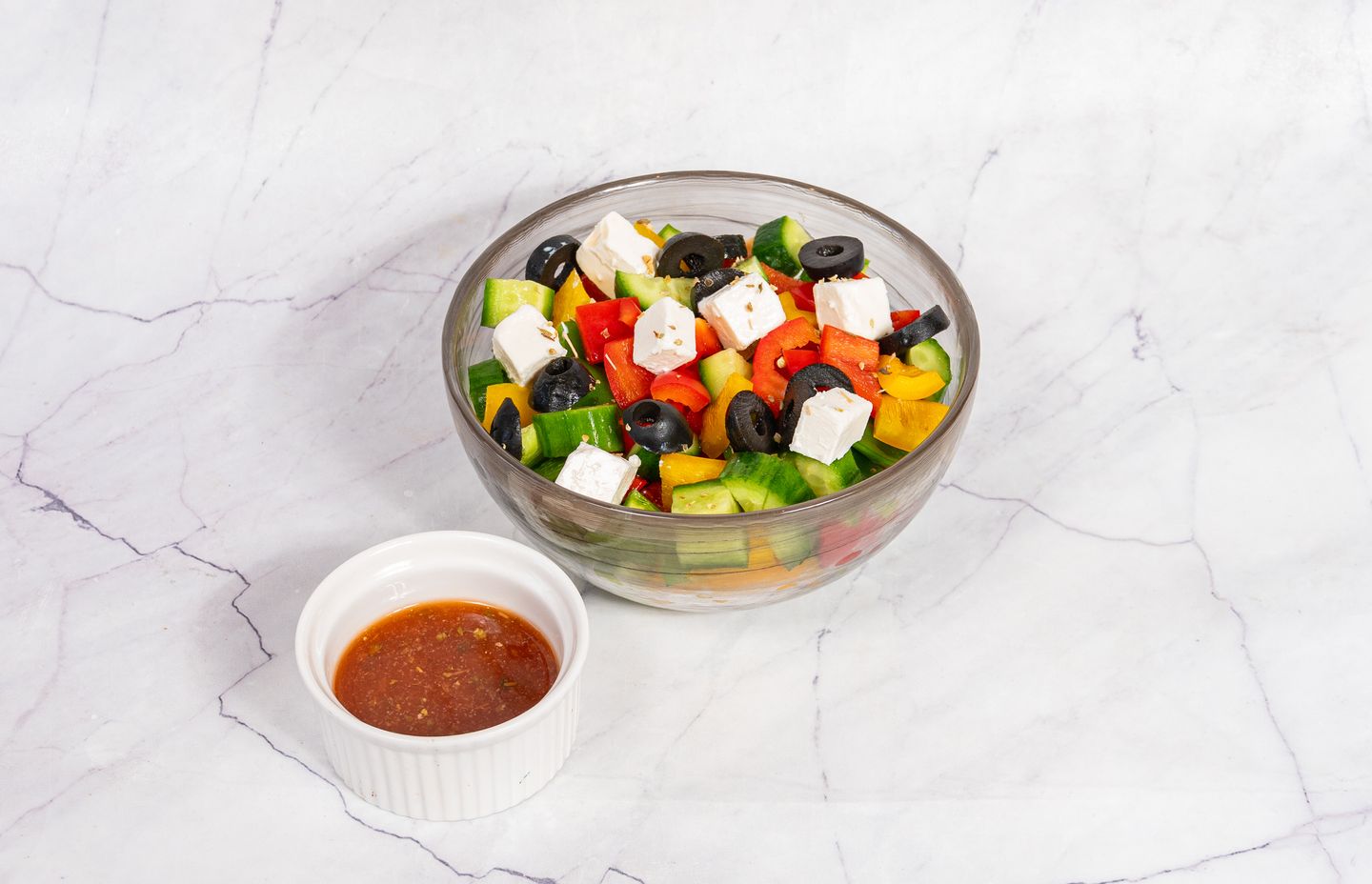 Smoked Greek Salad