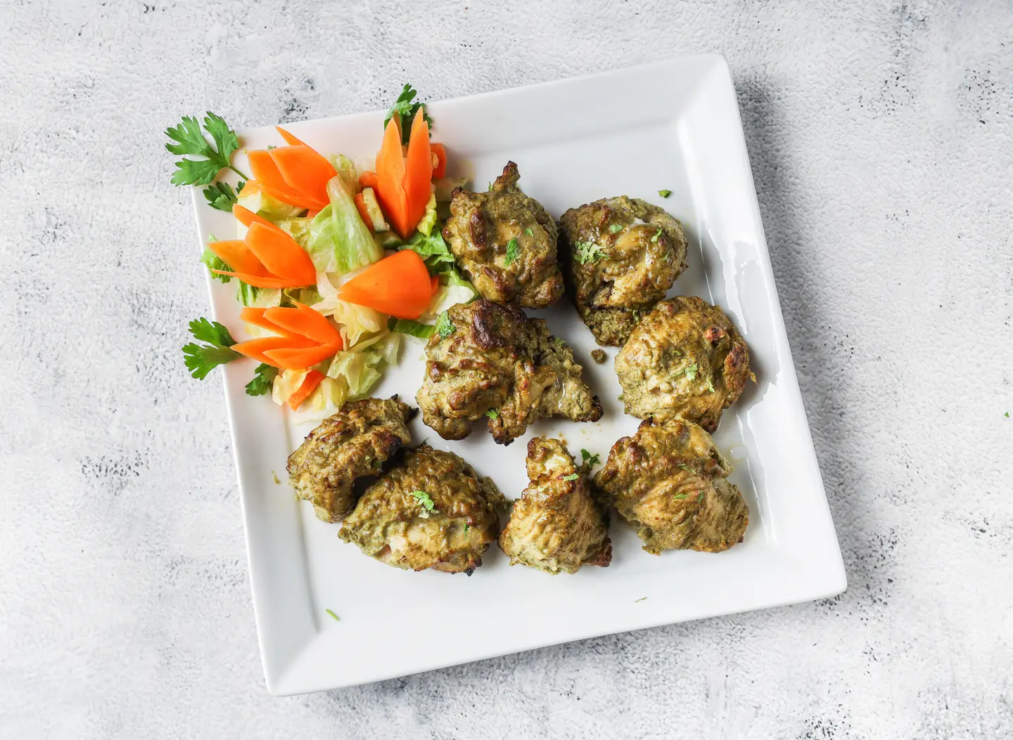 Green Pepper Chicken Tikka