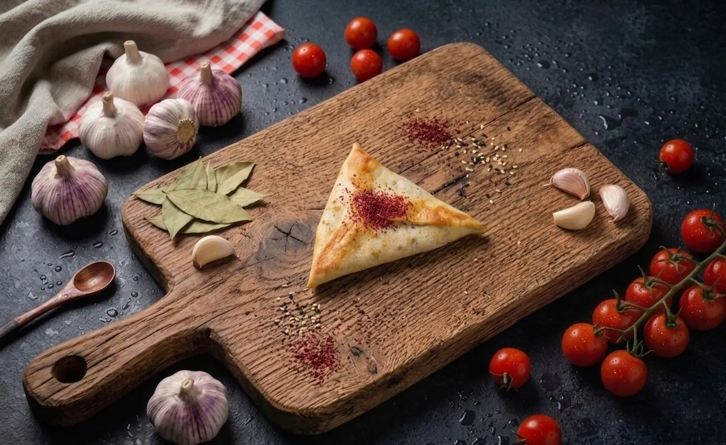 فطيرة شامية سبانخ بالموزريلا