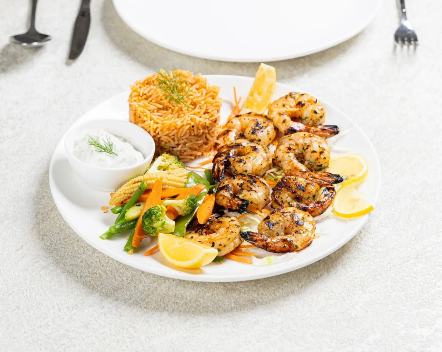 Grilled Shrimp With Tartar Sauce