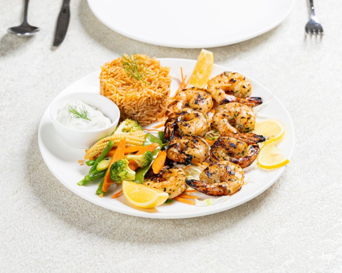 Grilled Shrimp With Tartar Sauce