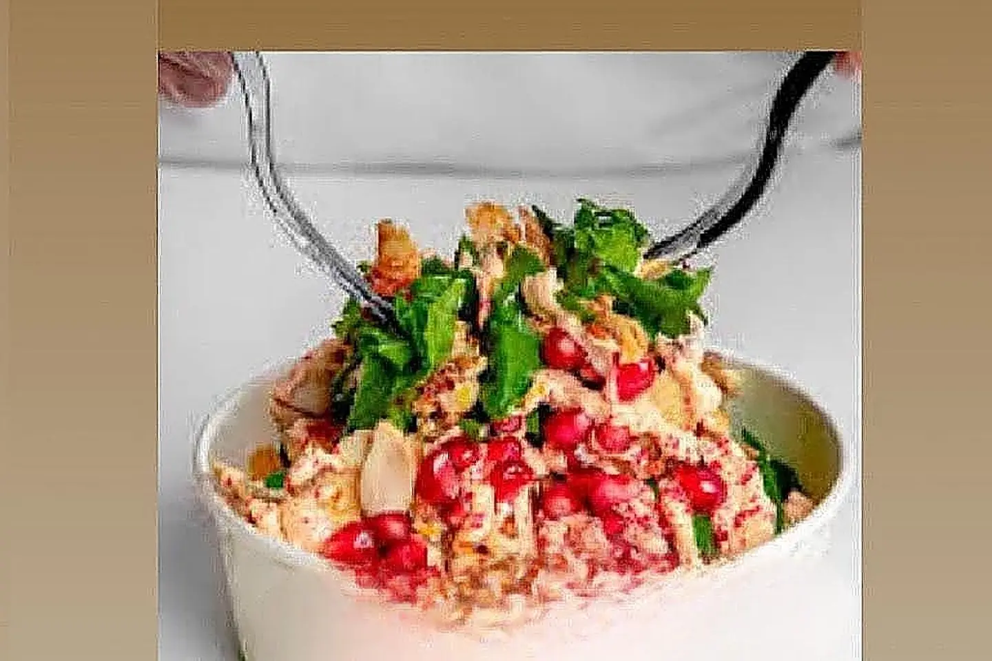 سلطة شاورما دجاج