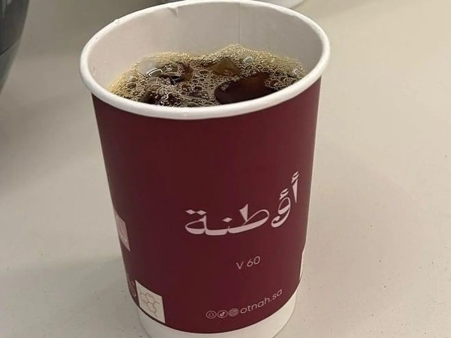 قهوة في 60 حار
