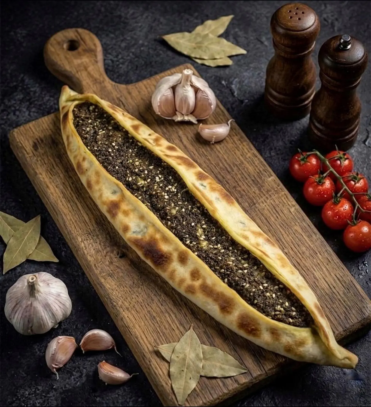 فطيرة كبيرة زعـتر