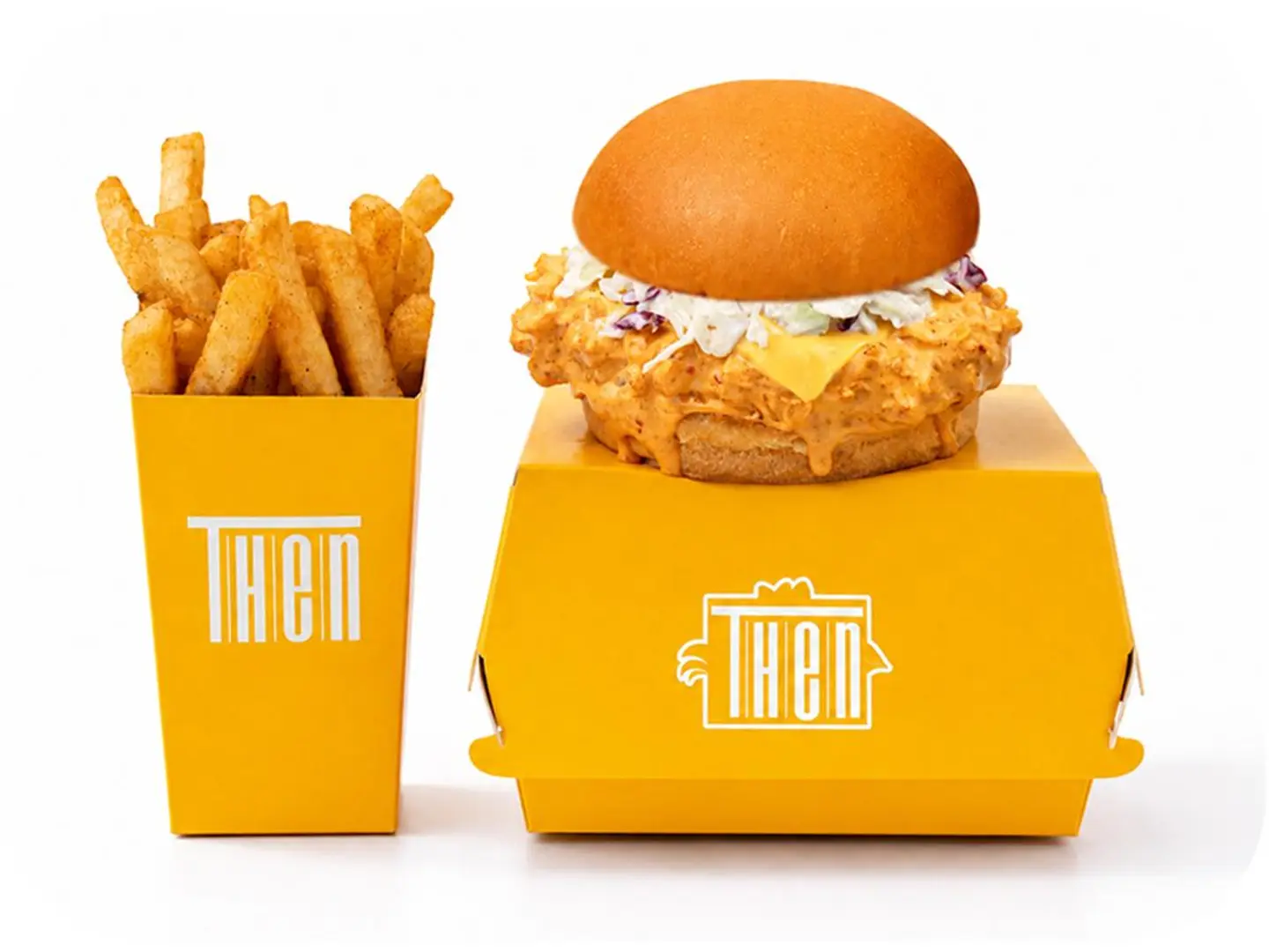 Maple Burger With Fries