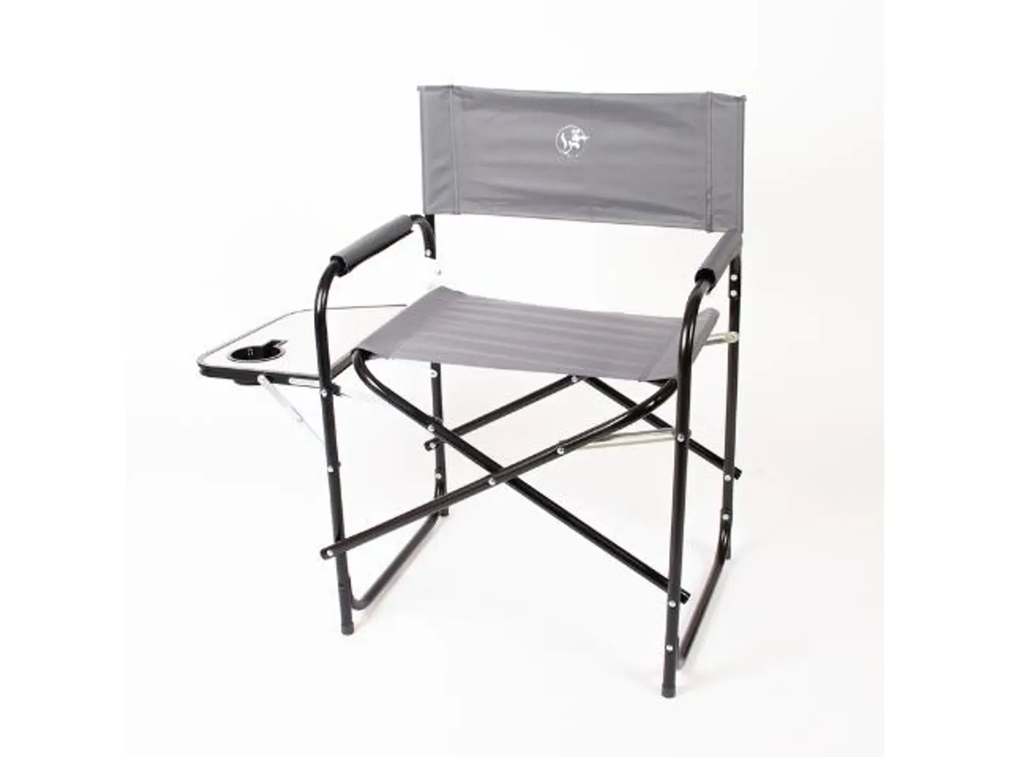 Qamra Dirctor Chair With Table Gray حبة