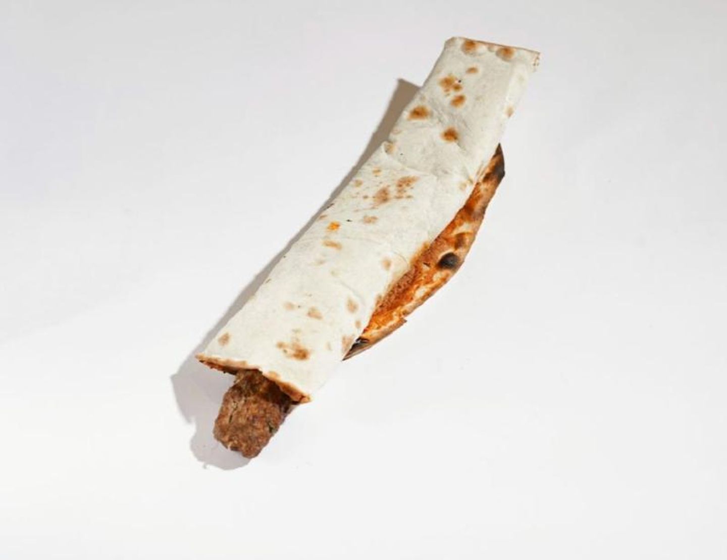 Wrapped Kebab With Meat Dough